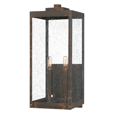 Westover 2-Light Industrial Bronze Outdoor Wall Lantern